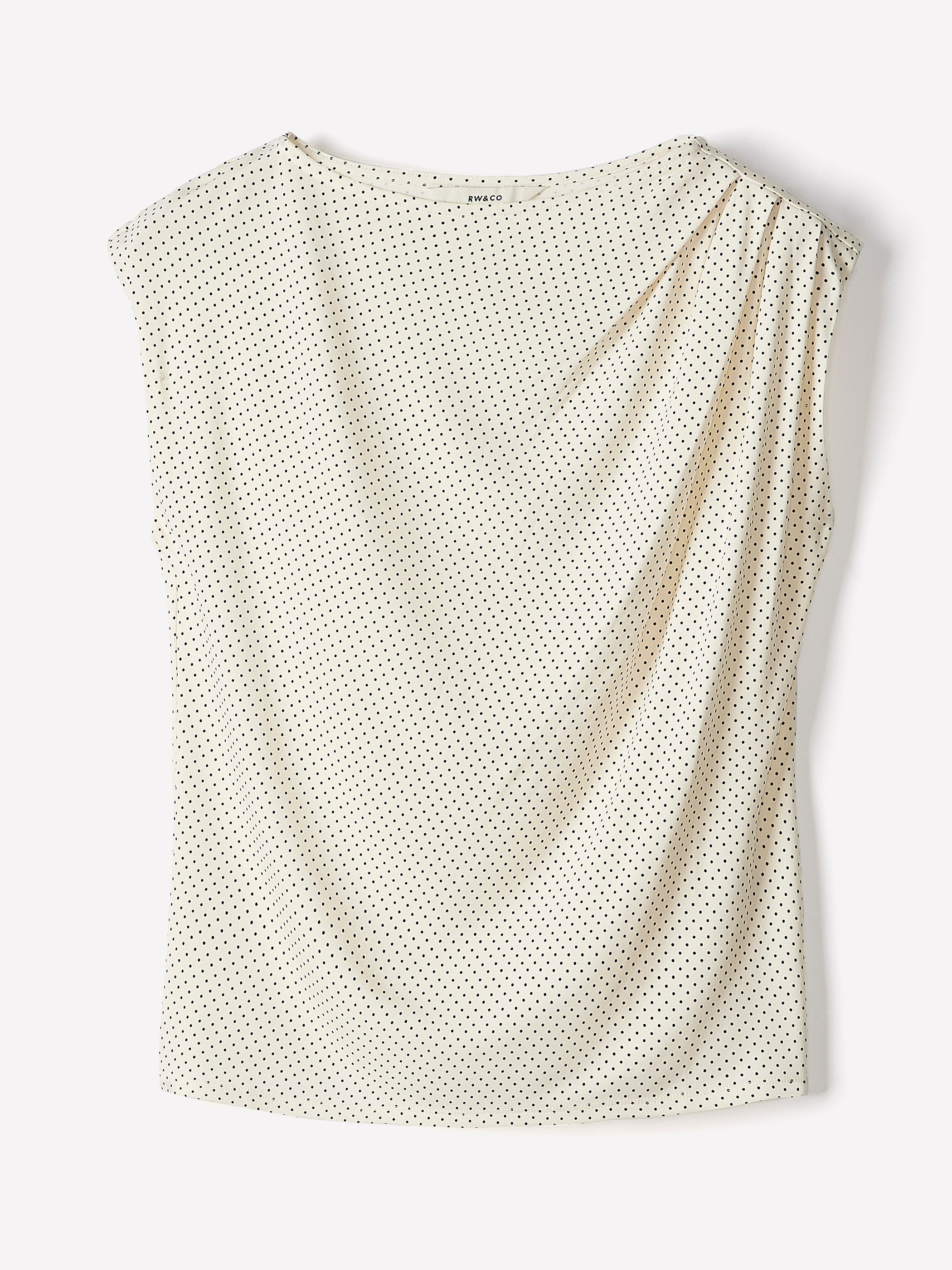Knit Blouse Pleated Extended Sleeve