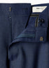 Blue Tailored-Fit Wool Suit Pant