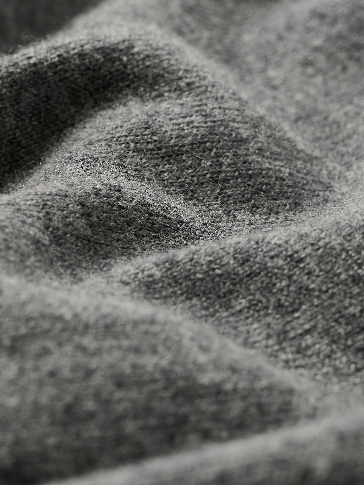 Knit Sweater Extra Fine Merino Wool Mock Neck