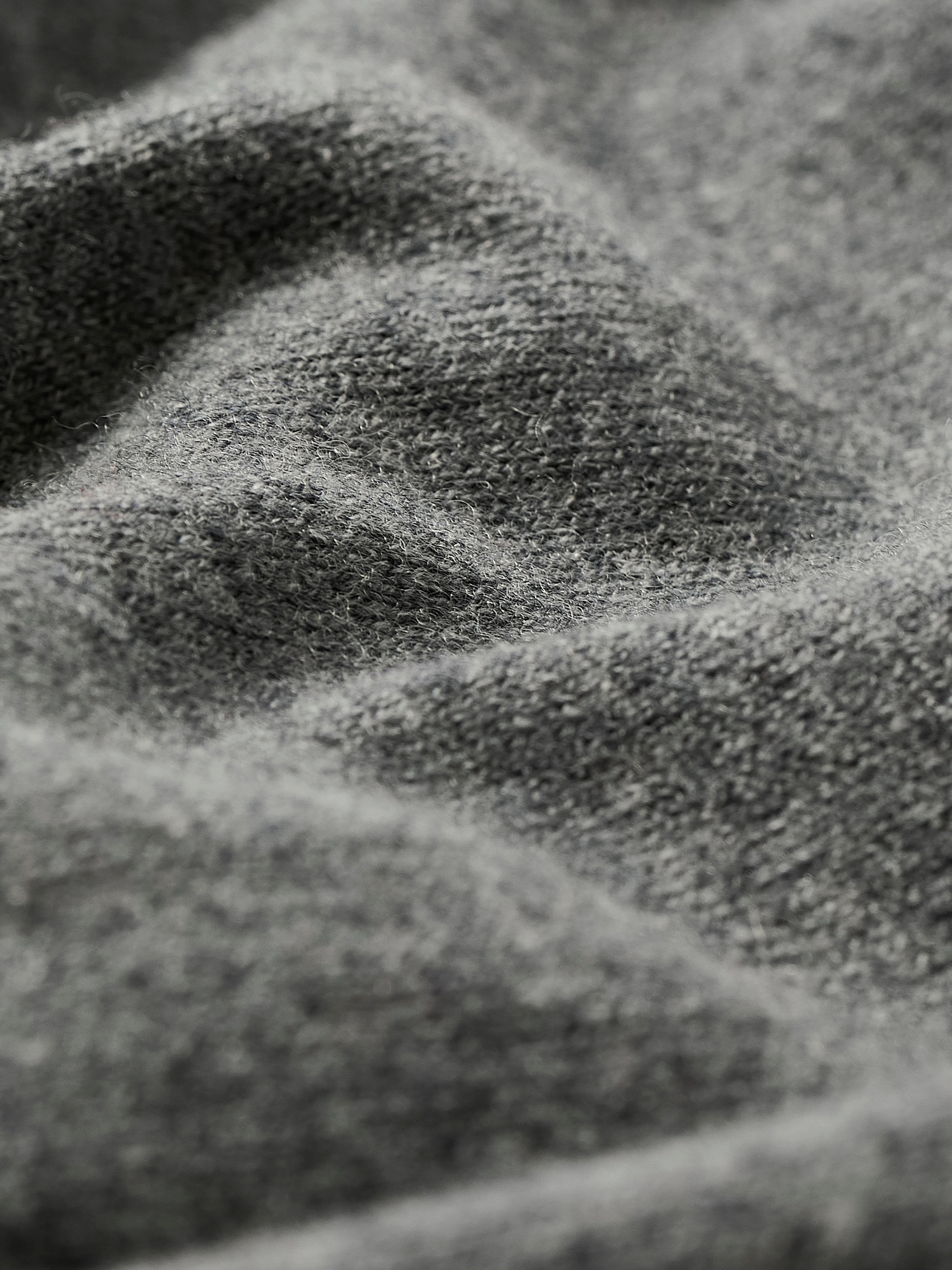 Knit Sweater Extra Fine Merino Wool Mock Neck