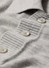Merino Wool Polo Sweater Short Sleeve