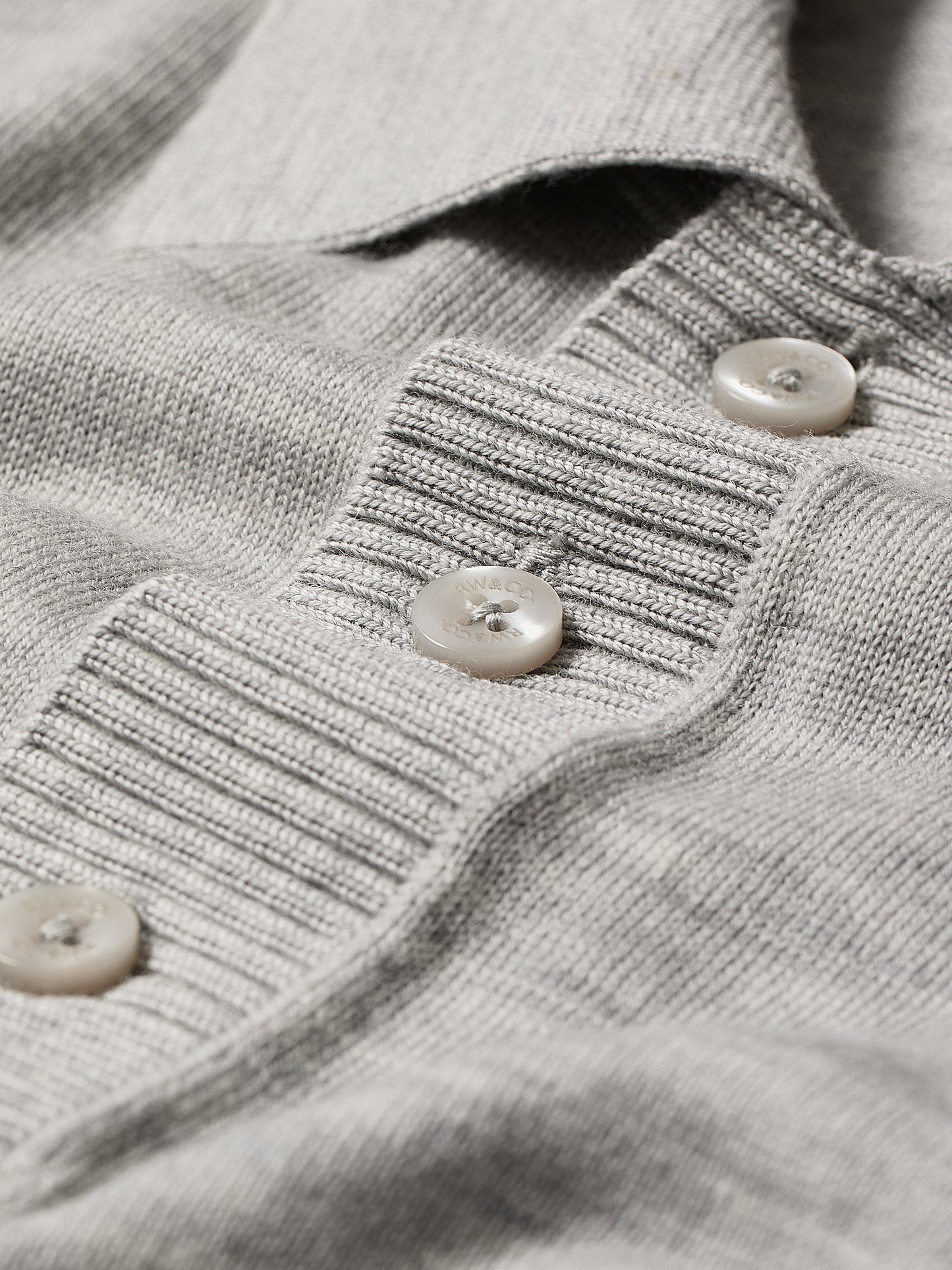 Merino Wool Polo Sweater Short Sleeve