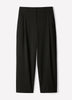 Twill High-Rise Barrel Ankle Pant