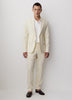 Slim Fit Stretch Linen Suit Blazer