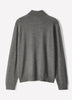 Merino-Wool Half-Zip Mock-Neck Sweater