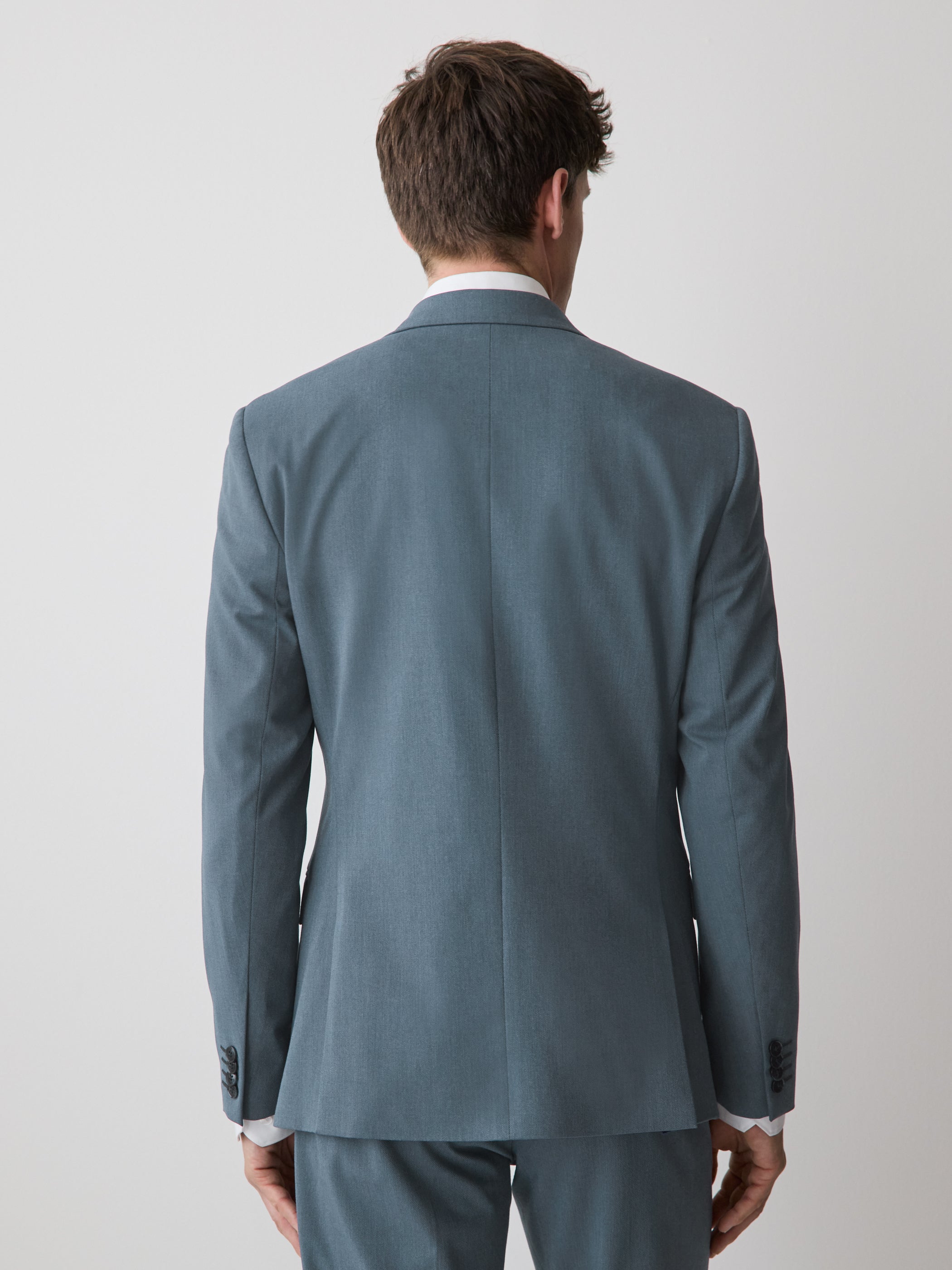 Slim Fit Blue Suit Blazer