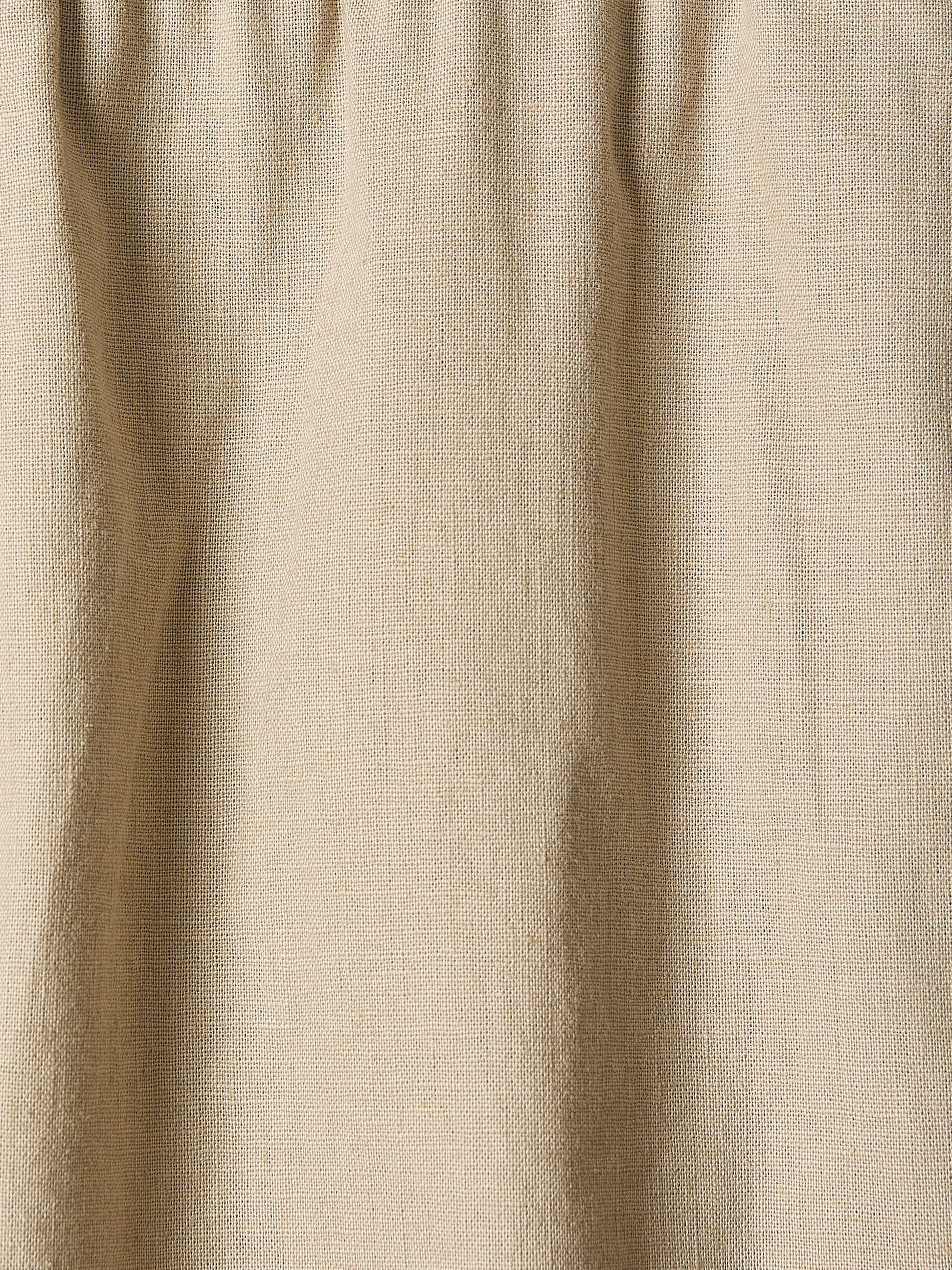 Linen-Blend Shorts with Elastic Waistband