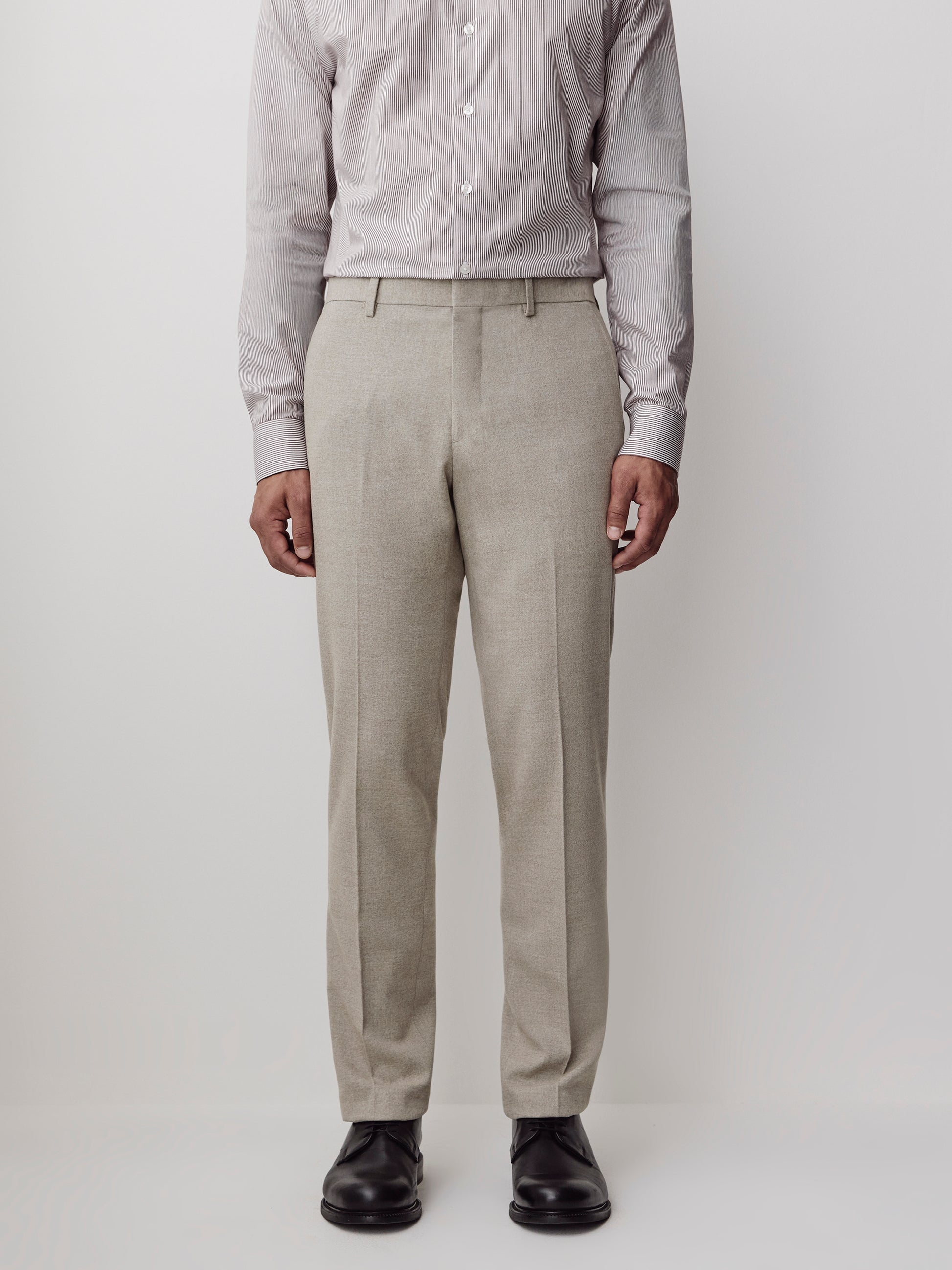 Slim Fit Brushed Woven Pant
