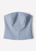 Woven Stretch Fitted Sleeveless Top