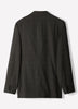 Slim Fit Wool Blend Charcoal Check Blazer