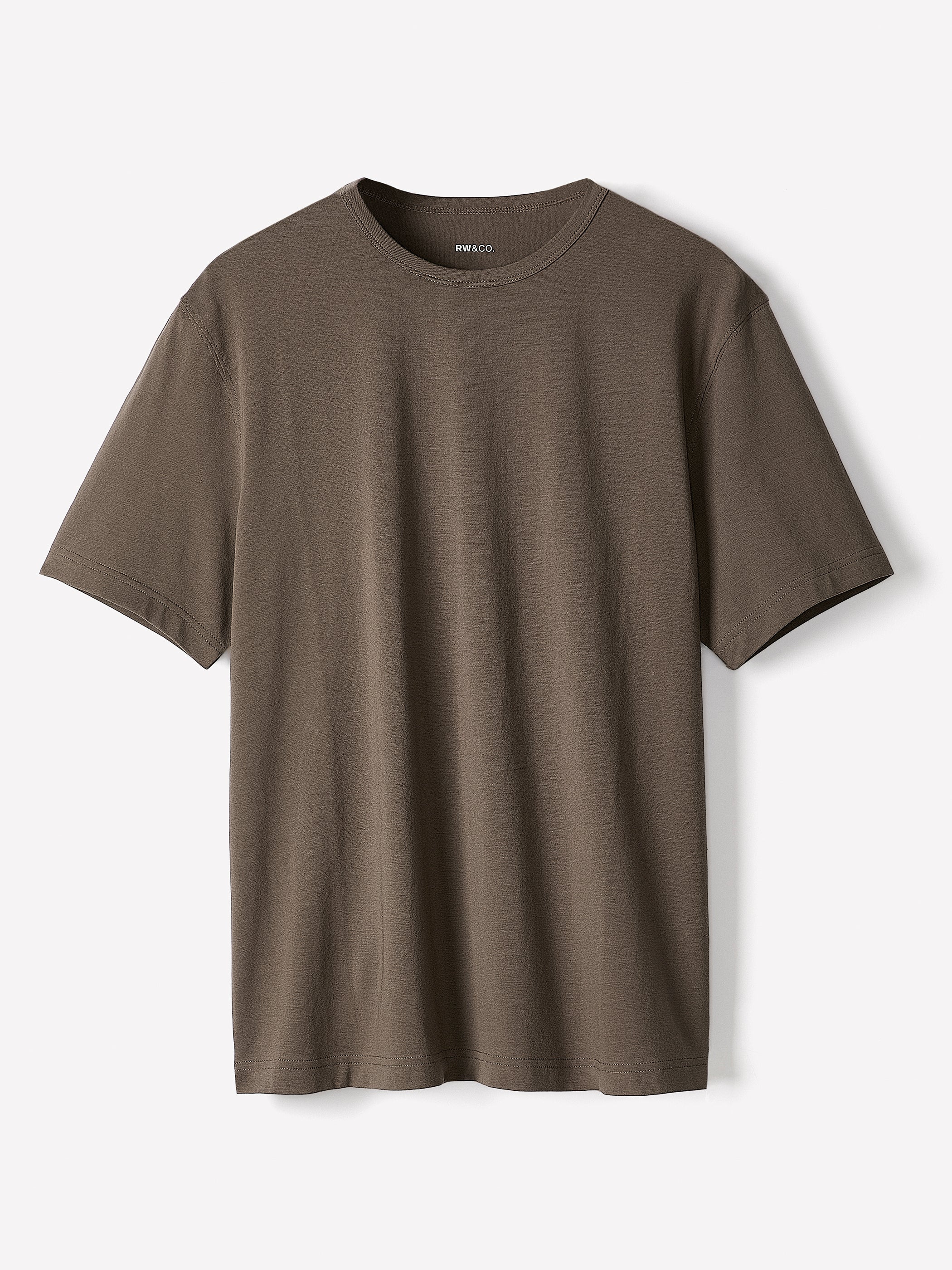 T-Shirt à Col Rond en Coton Supima (R)