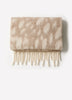 Oblong Scarf Deer Print 100% Polyester