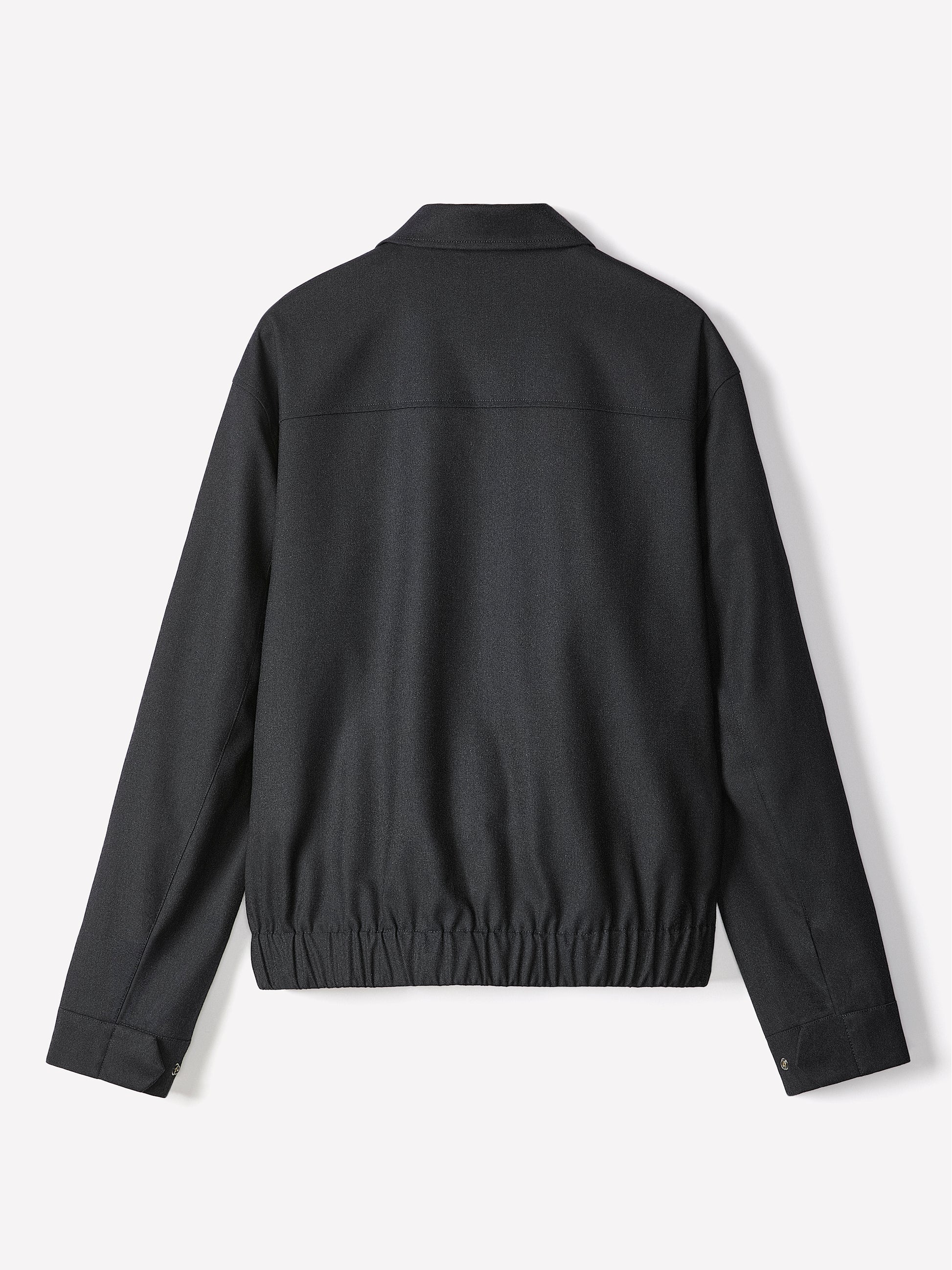 Woven Mens Jacket, Brushed Fabric, Milkman Style