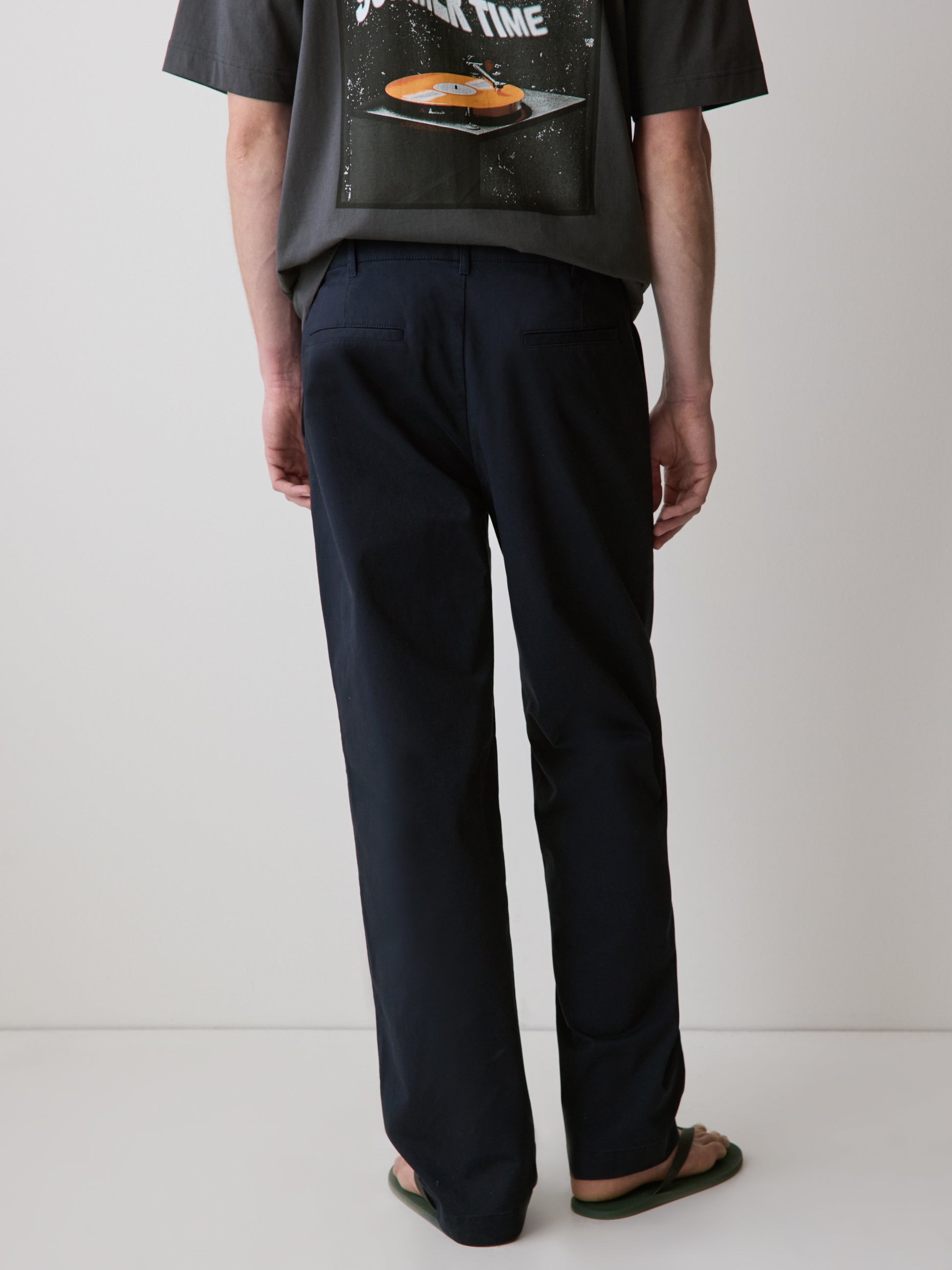 Straight-Leg Relaxed Chino Pant