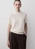 Knit Sweater Extra Fine Merino Wool Mock Neck