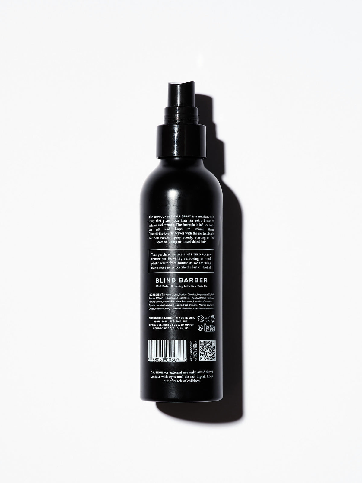 Sea Salt Spray Hair Styling Product, 100% Natural Formula