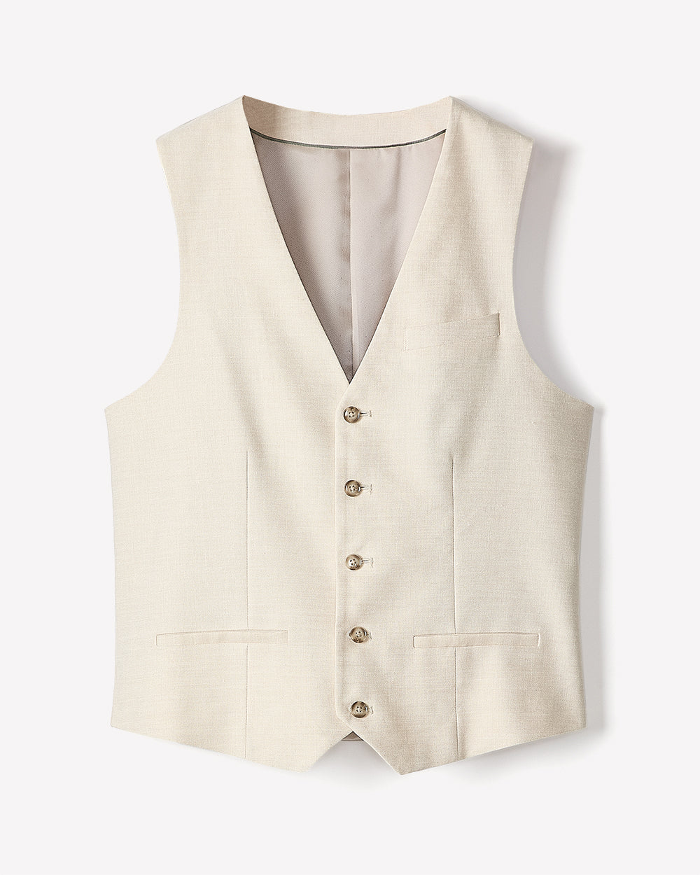 Stretch Linen Suit Vest | RW&CO.