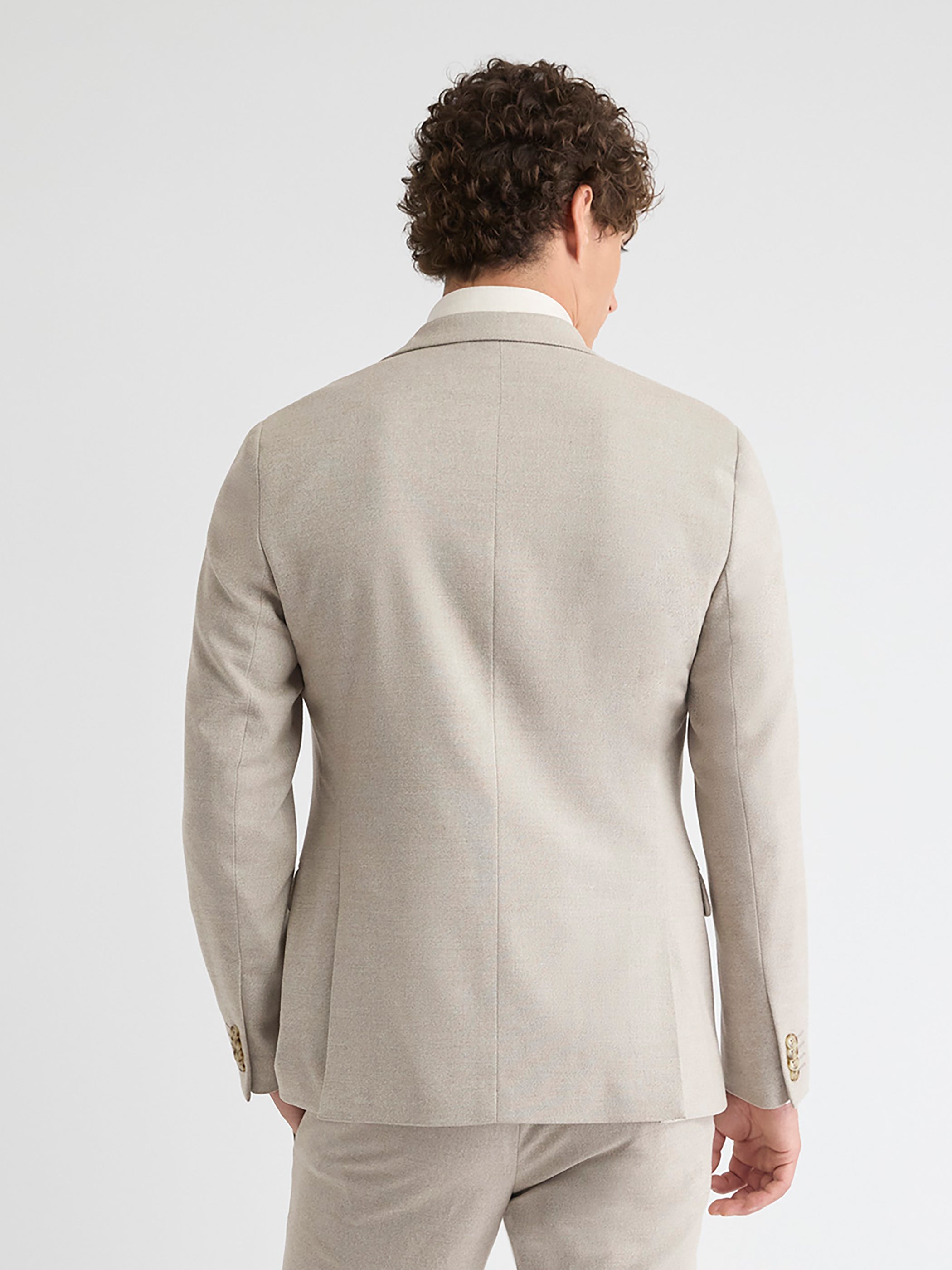 Slim-Fit Brushed Twill Blazer