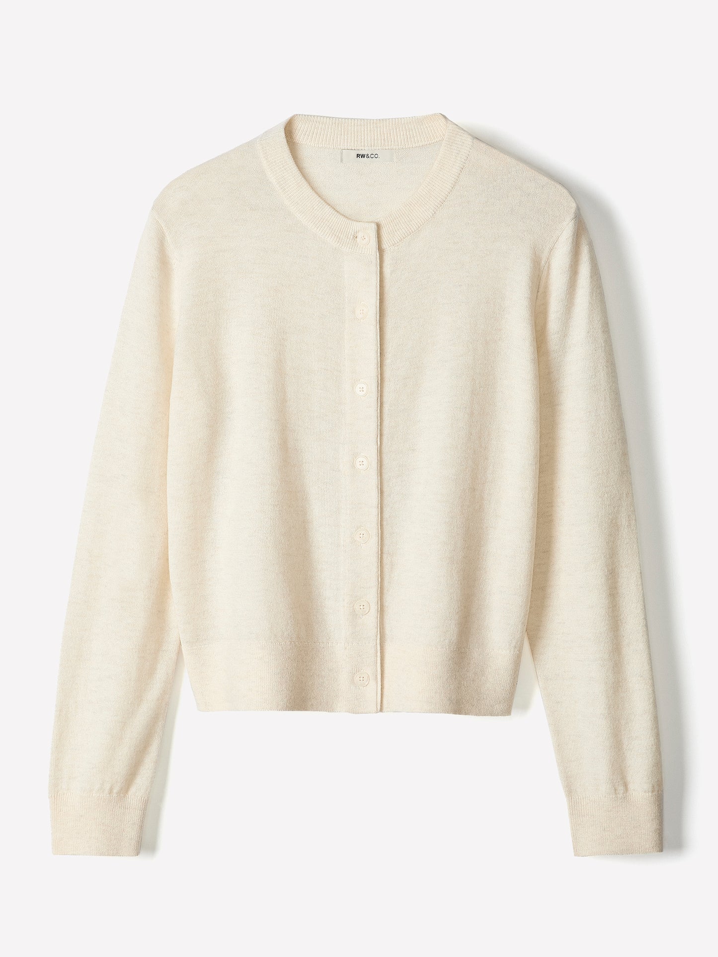 Knit Sweater Cardigan Women 100% Merino Wool Classic Fit