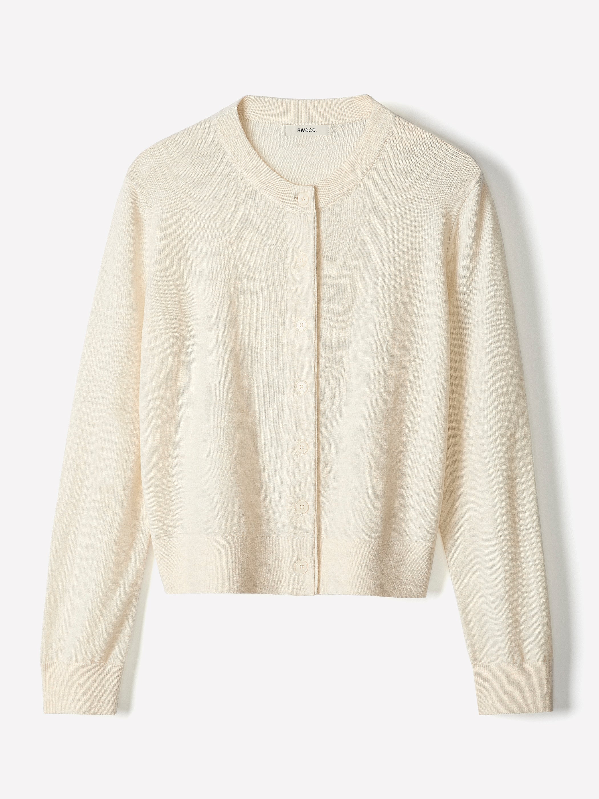 Knit Sweater Cardigan Women 100% Merino Wool Classic Fit
