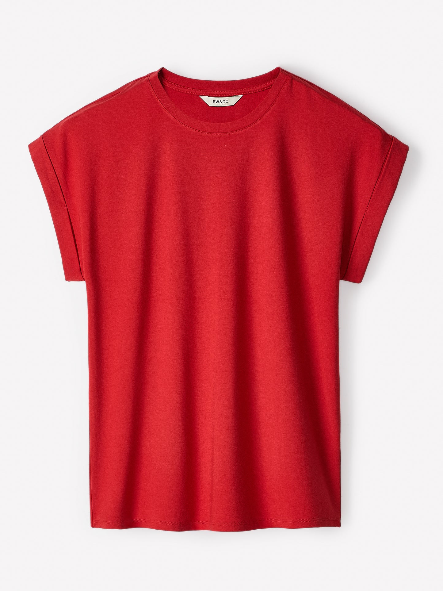 Extended-Sleeve Crew-Neck Tee