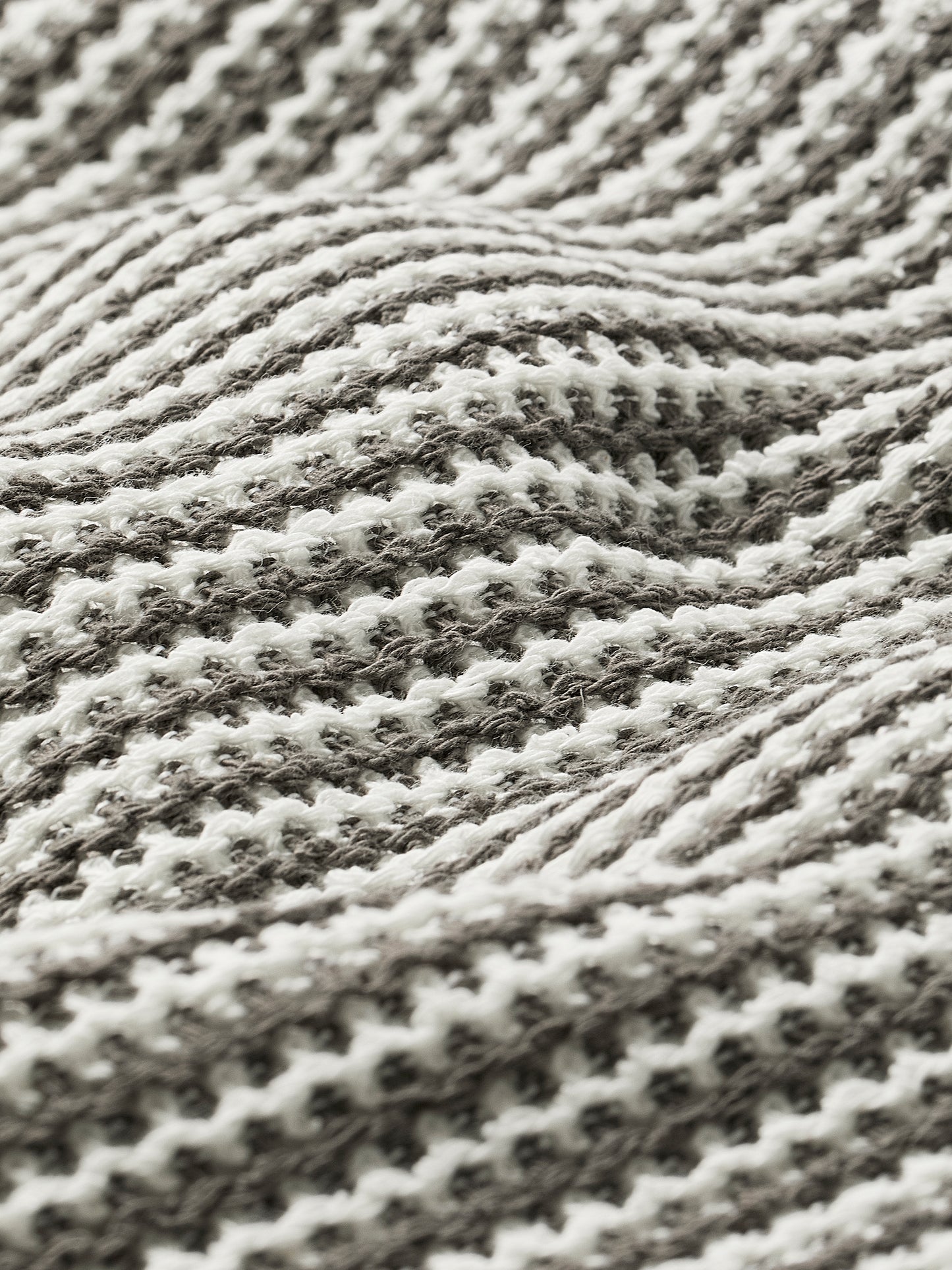 Striped Short-Sleeve Crochet Shirt with Camp Collar