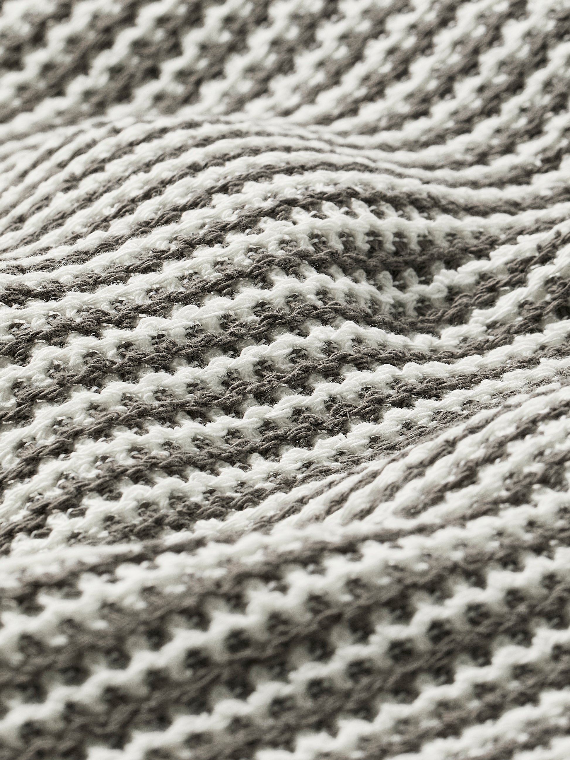 Striped Short-Sleeve Crochet Shirt with Camp Collar