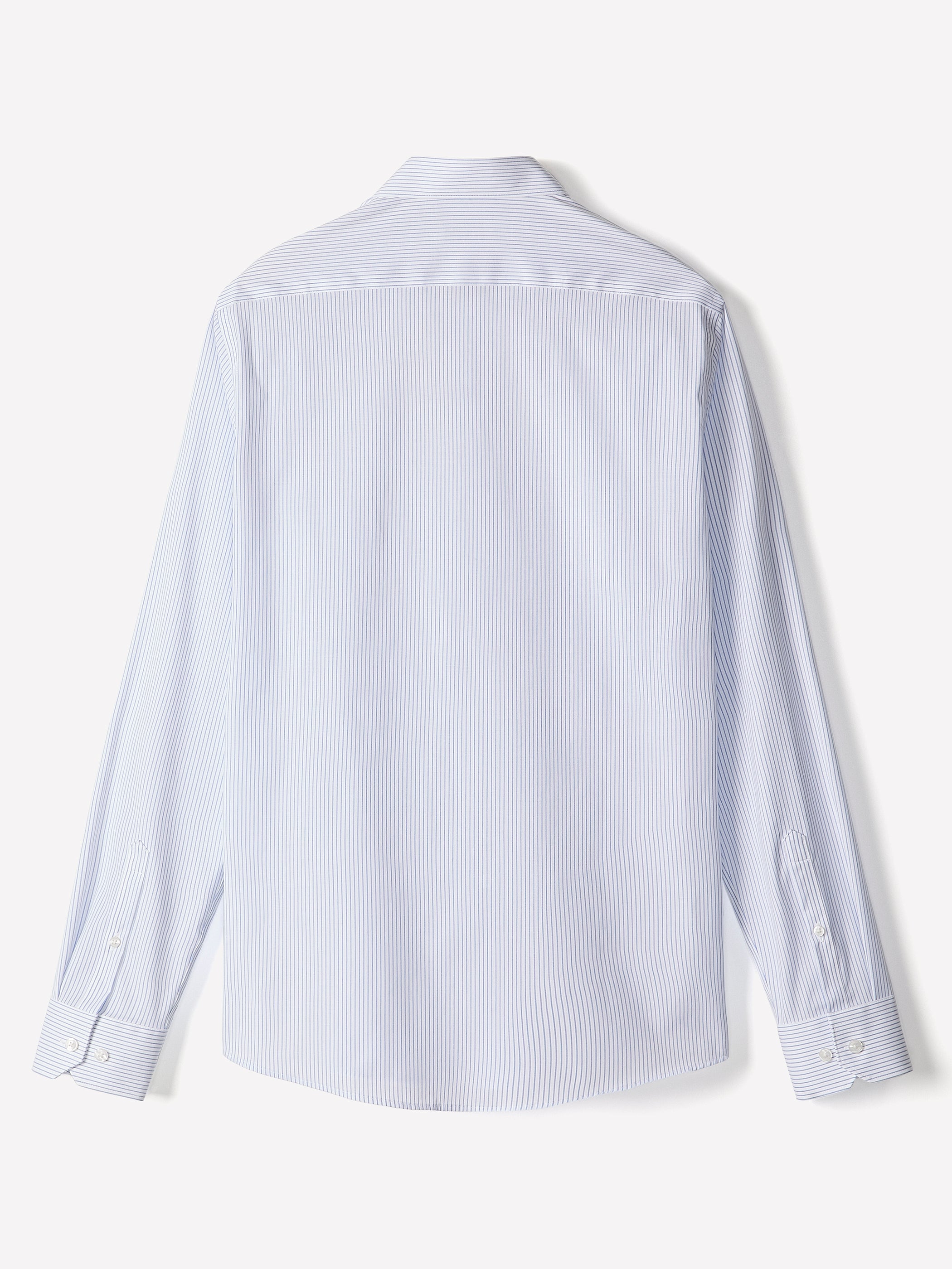 Tailored-Fit Dress Shirt with Double Stripes