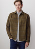 Wool Blend Check Overshirt Tailored Collar