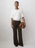 Long High-Rise Wide-Leg Jeans
