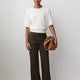 Long High-Rise Wide-Leg Jeans