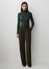 Long-Sleeve Mock-Neck Top