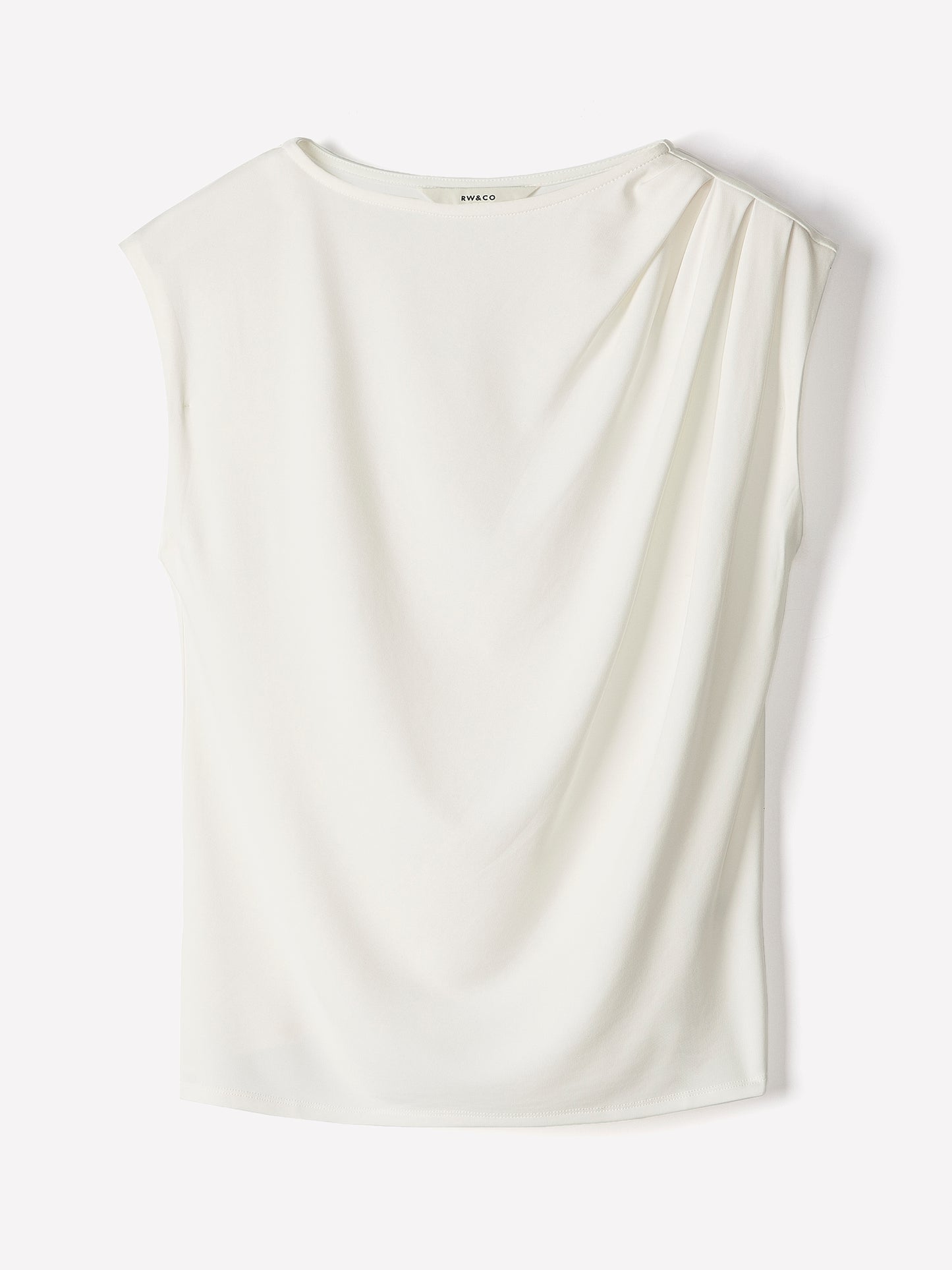 Knit Blouse Pleated Extended Sleeve