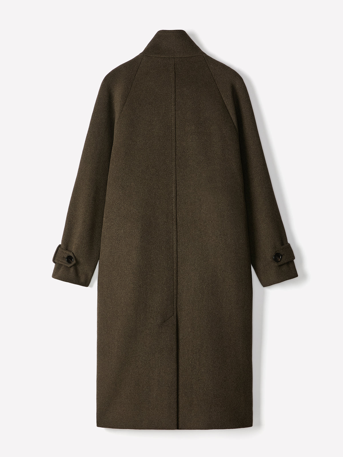 Classic Wool-Blend Double-Breasted Coat