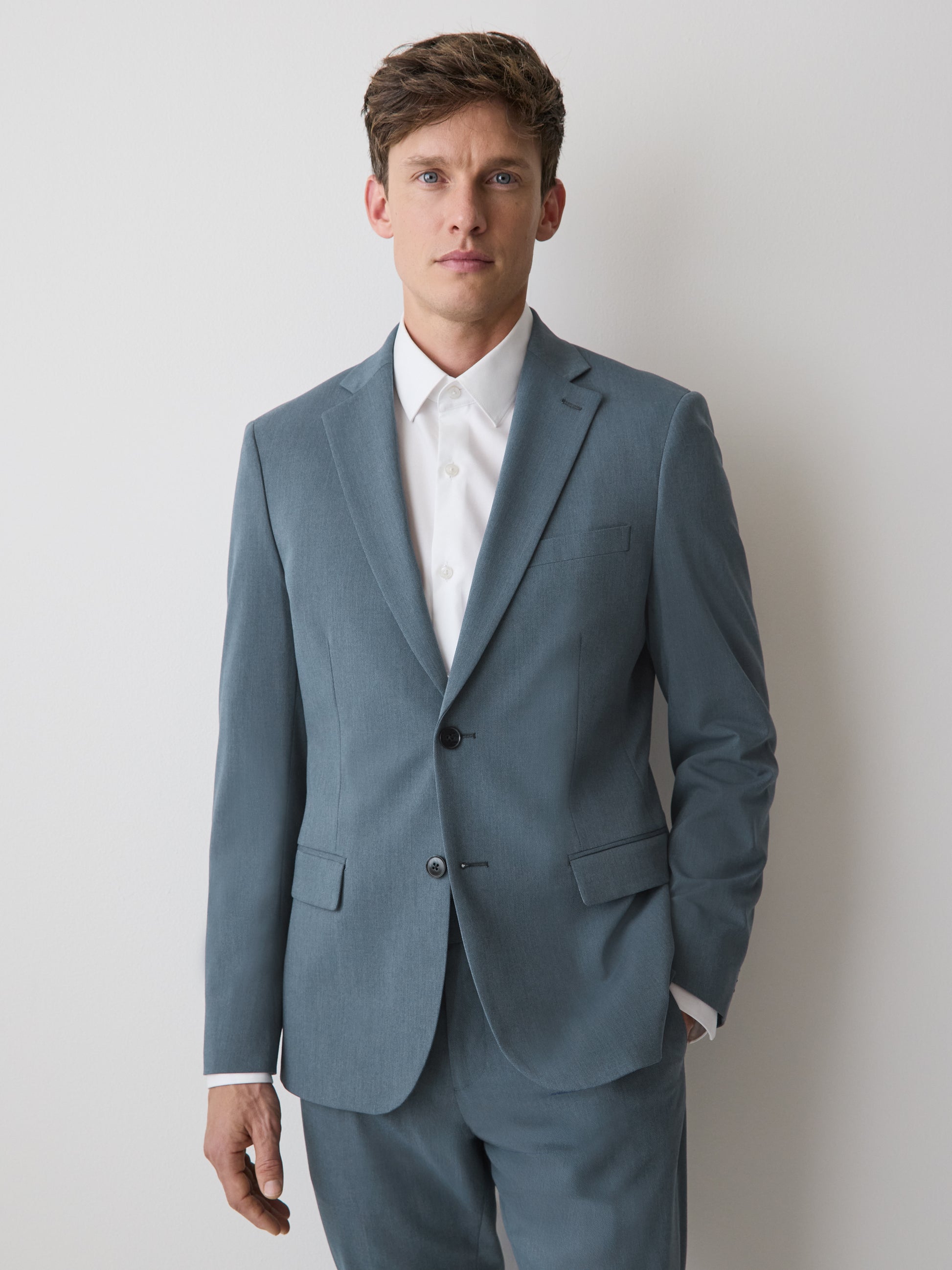 Slim Fit Blue Suit Blazer