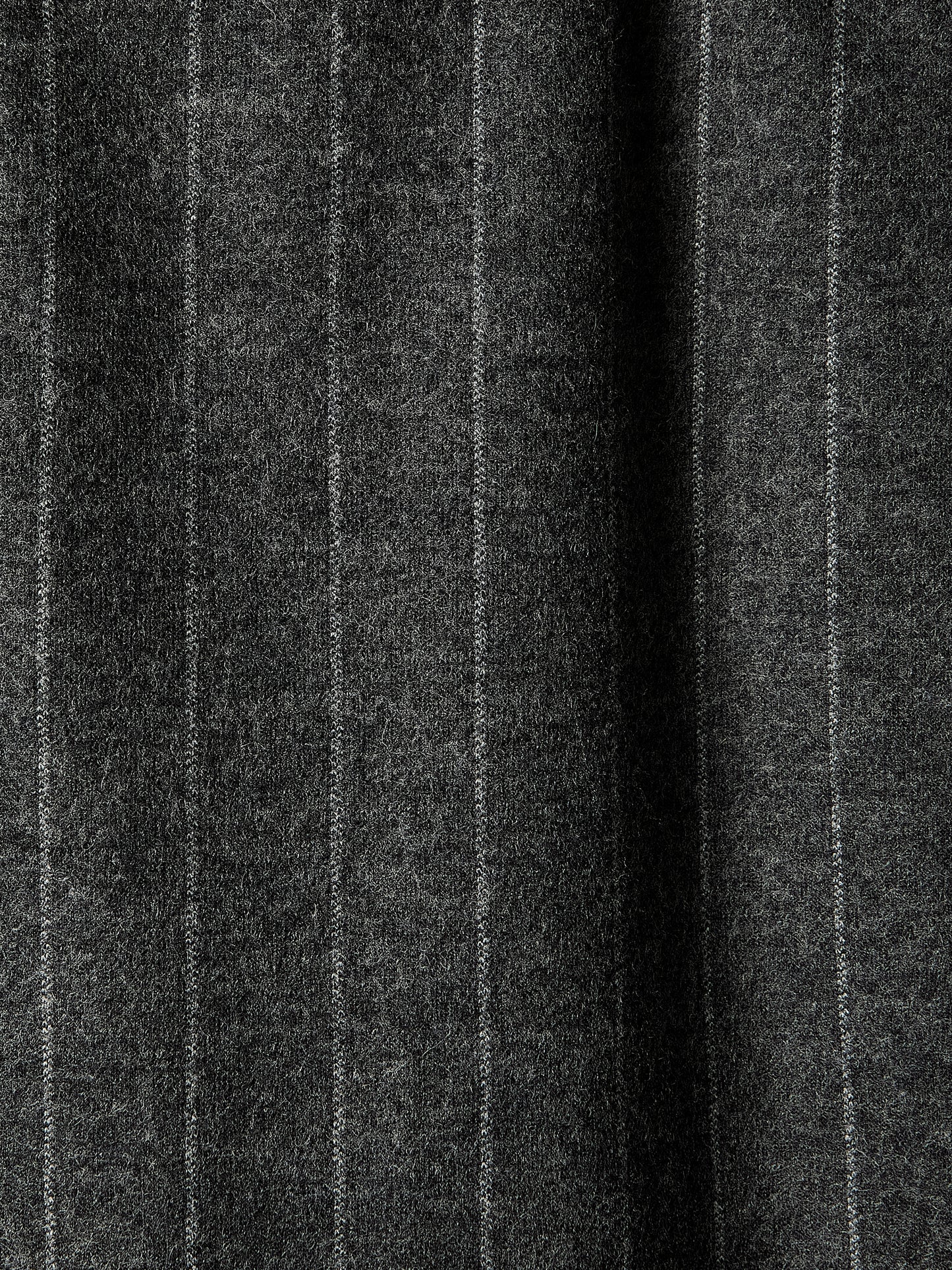 Straight Knit Pinstripe Wool Blend Pant