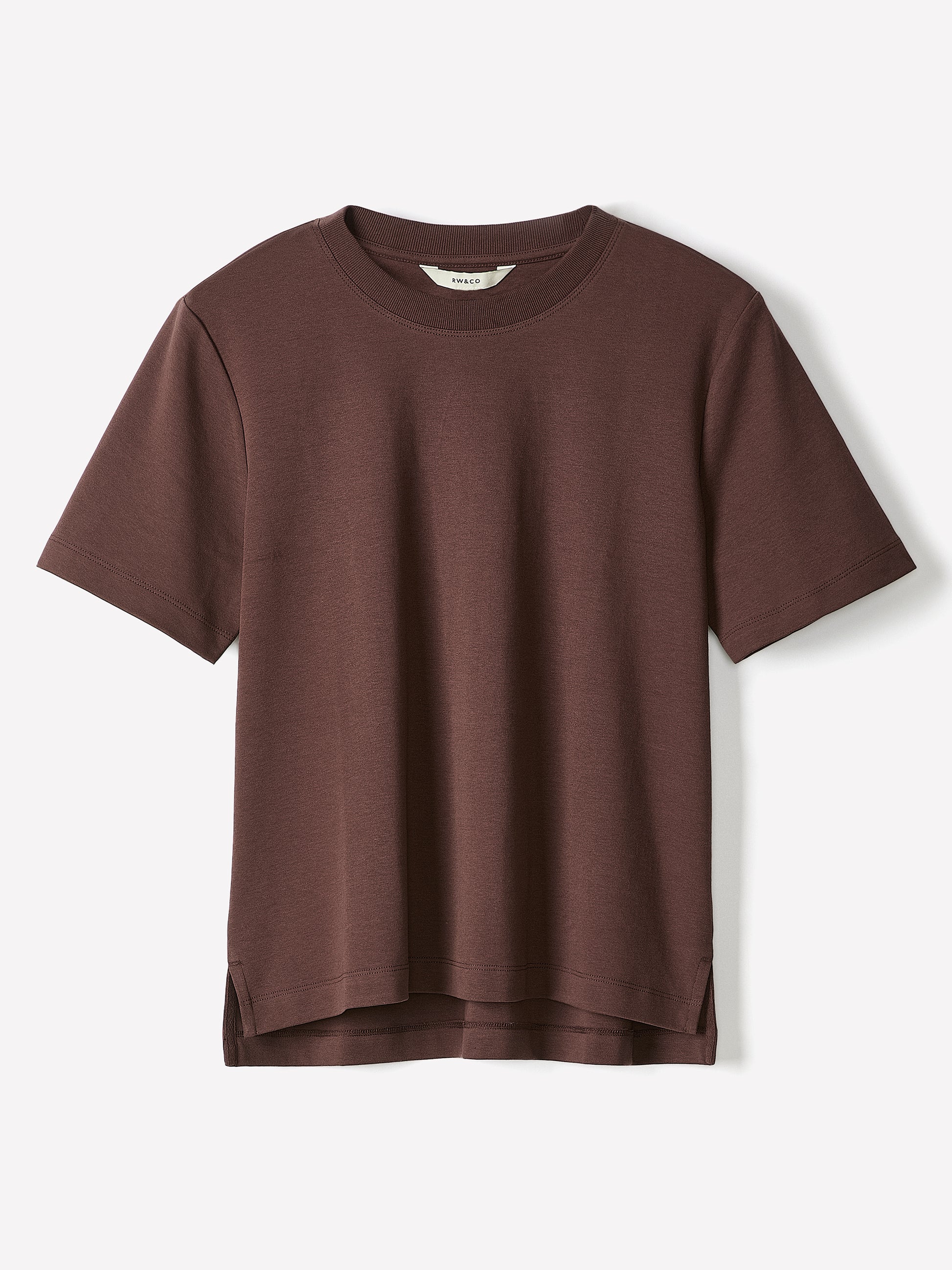 Short-Sleeve Cotton Basic Tee
