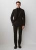 Black Slim Fit E-Tech Suit Pant