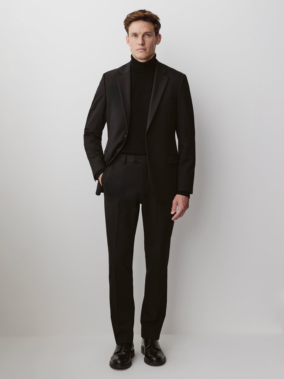 Black Slim Fit E-Tech Suit Pant