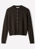 Knit Sweater Cardigan Women 100% Merino Wool Classic Fit