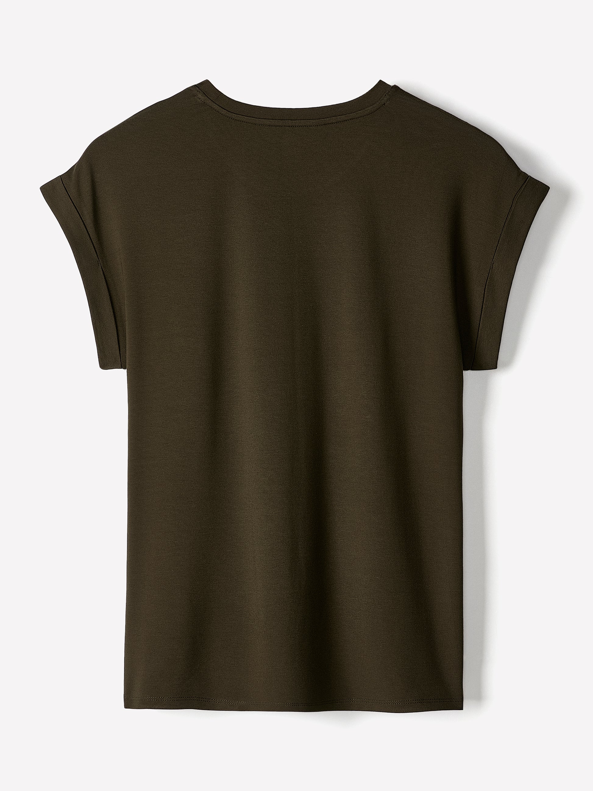 Extended-Sleeve Crew-Neck Tee