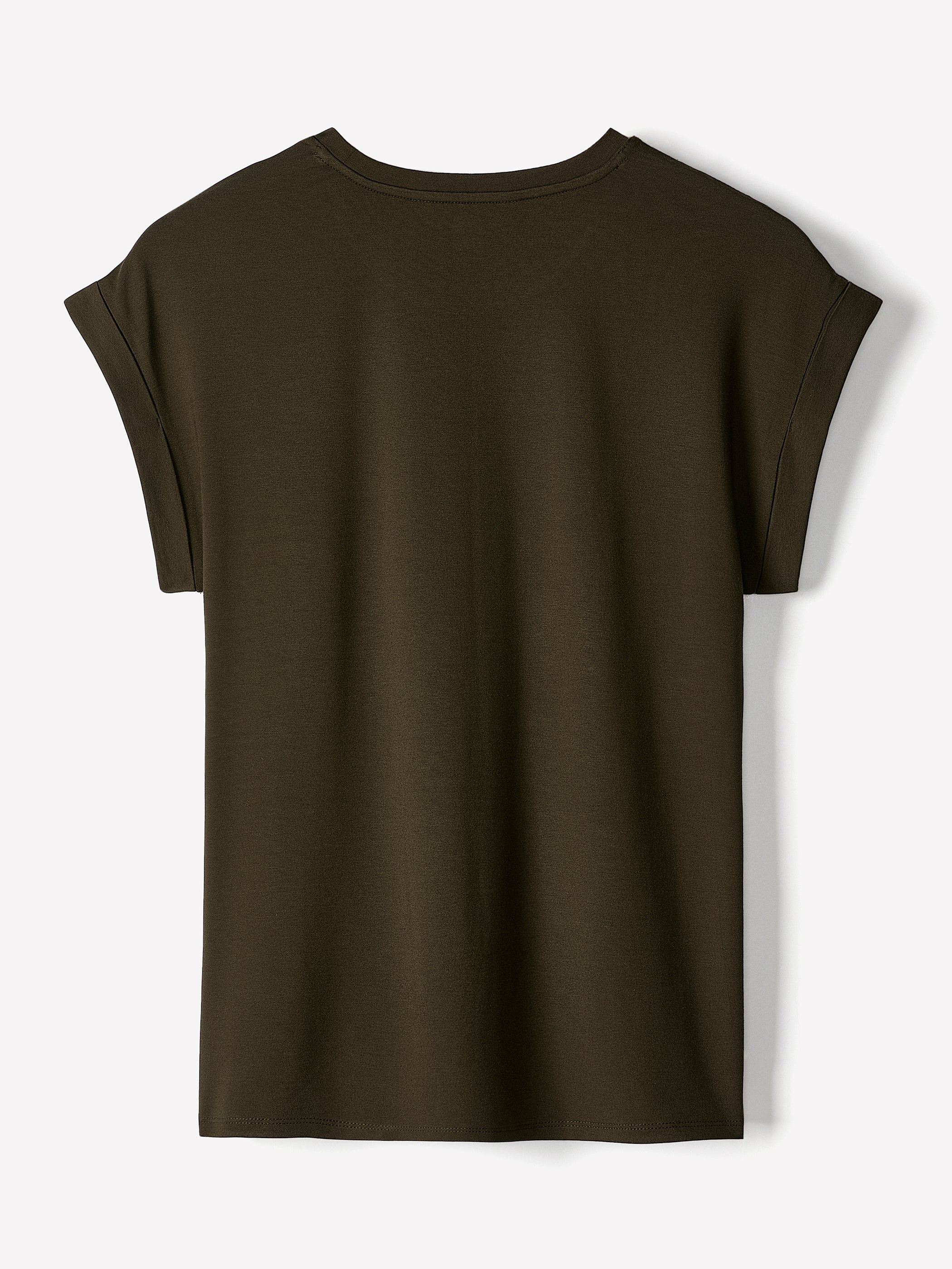 Extended-Sleeve Crew-Neck Tee