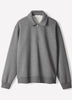 Long-Sleeve Half-Zip Polo Sweater