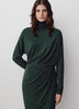 Long Sleeve Mock Neck Knit Dress