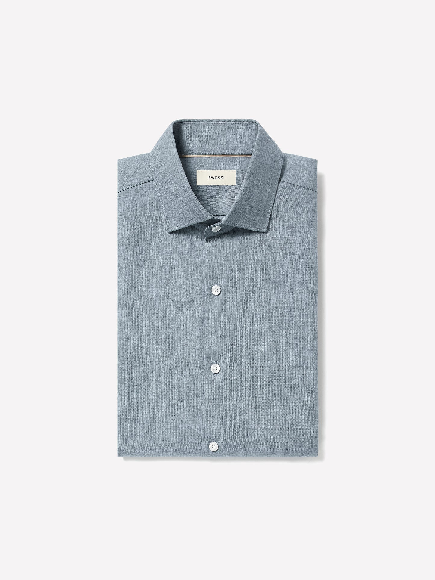 Tailored Lyocell Shirt with Stand-Up Collar