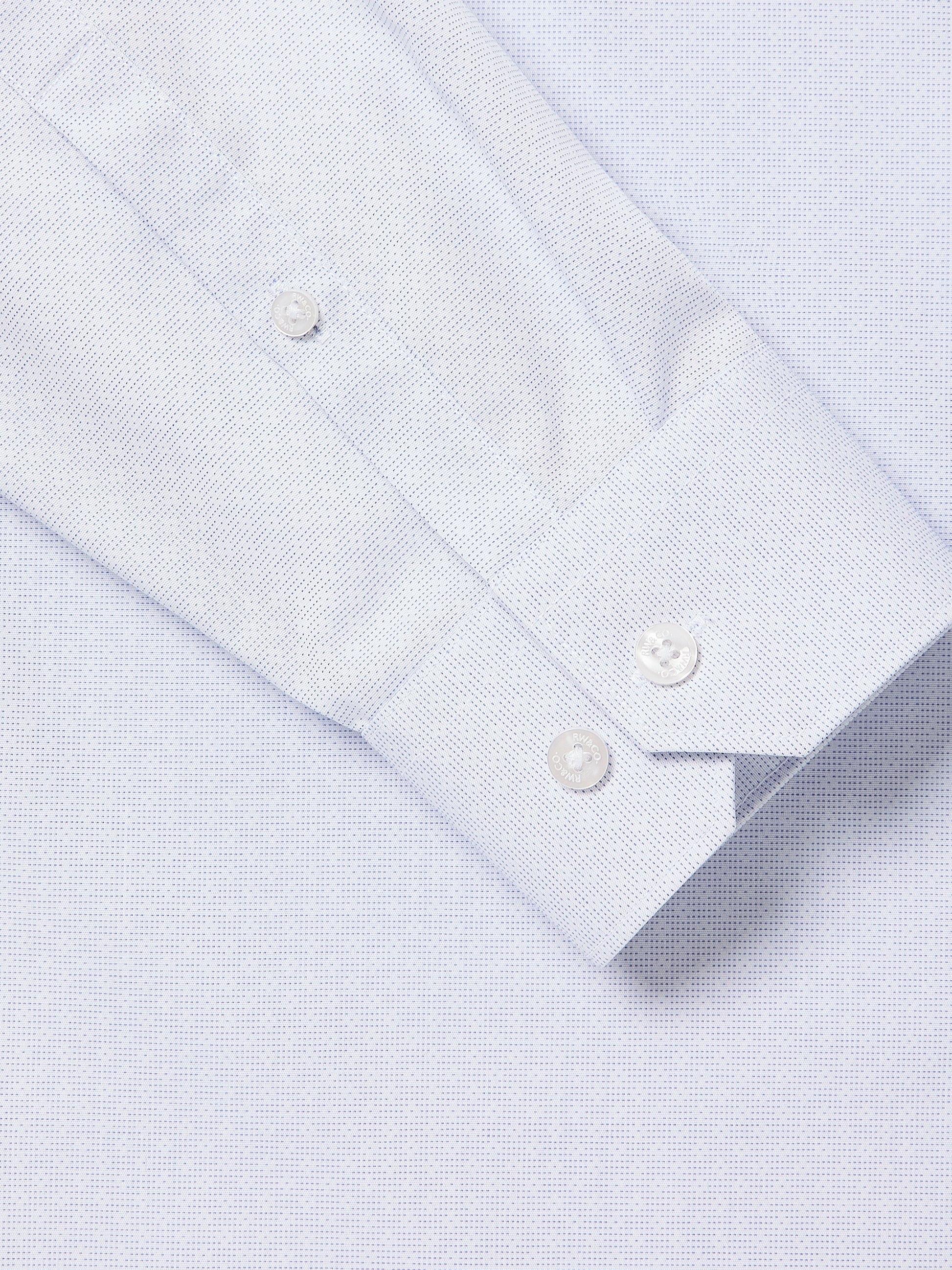 Slim Fit Dotted Dress Shirt
