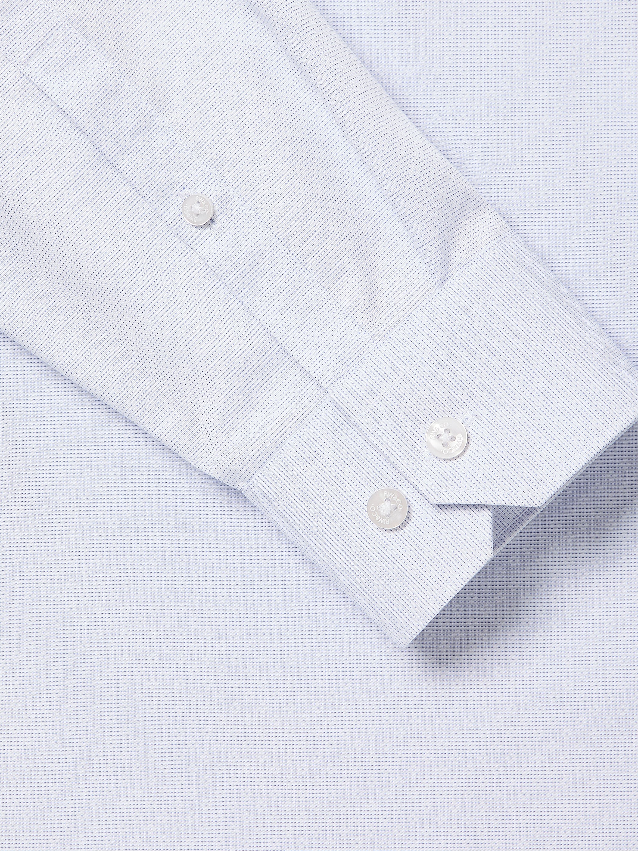 Slim Fit Dotted Dress Shirt