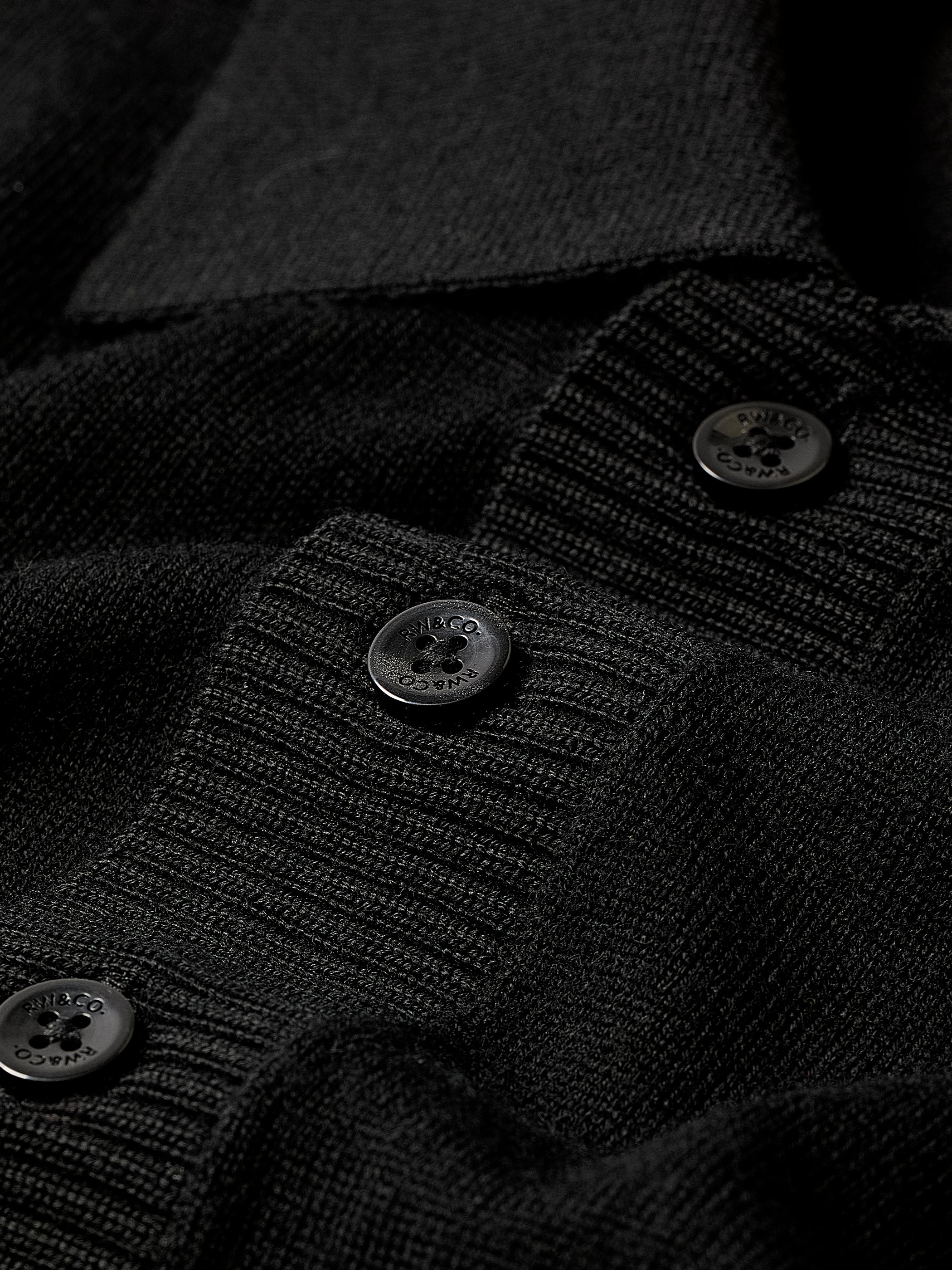 Merino Wool Polo Sweater Short Sleeve