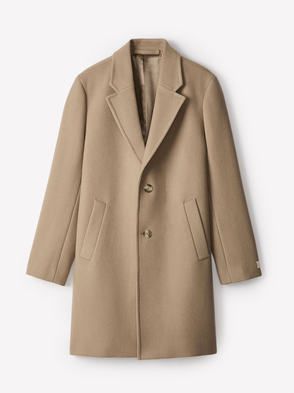 Classic Wool Coat with Tailored Collar