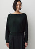 Long-Sleeve Off-the-Shoulder Merino-Wool Sweater